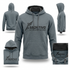 SBORTIVO™ Core-Series Men's Tech-Fleece Hoodie – Granite Heather