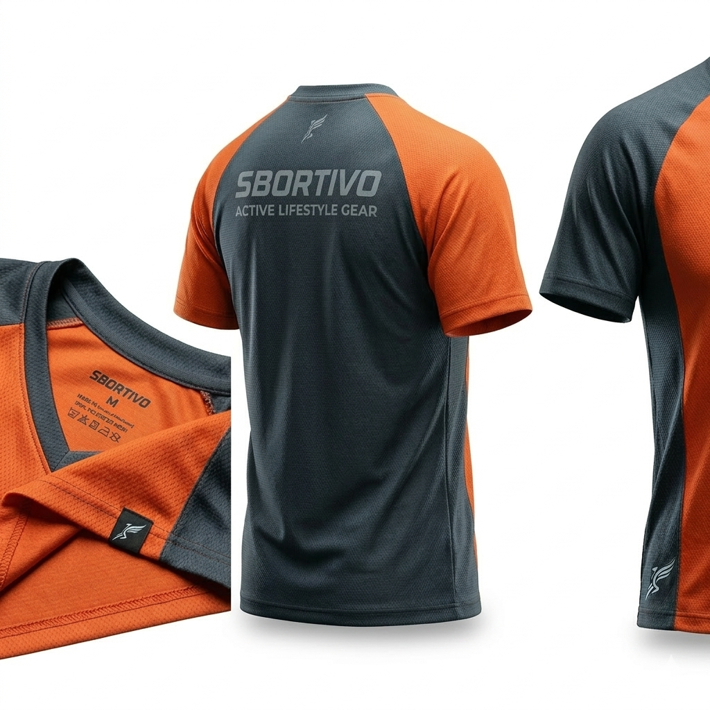 Sbortivo™ Pro-Series Men's Aero-Dry™ Training Jersey – Carbon/Solar Orange