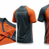 Sbortivo™ Pro-Series Men's Aero-Dry™ Training Jersey – Carbon/Solar Orange