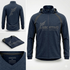 SBORTIVO™ Storm-Series Men's All-Weather Training Jacket – Deep Navy Melange